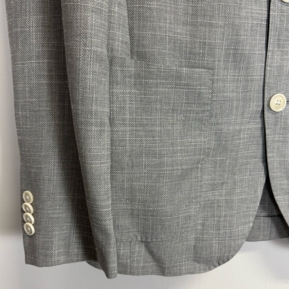 NEW Ted Baker Sport Coat Mens 36R 36 Regular Gray Tom SPJ Partially Lined NWOT - Picture 4 of 11